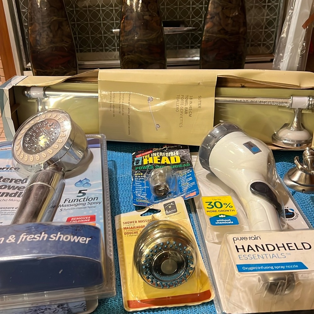 NEW SHOWER/TOWEL BAR ASSORTMENT!